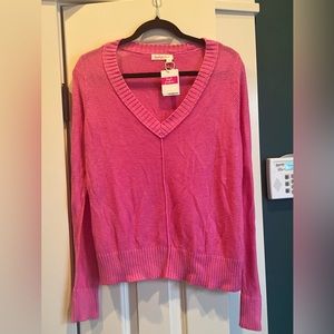 NWT Fresh Produce pink sweater